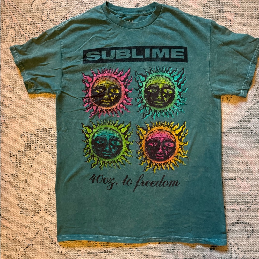 Sublime 40 oz to Freedom Graphic Tee Medium T Shirt